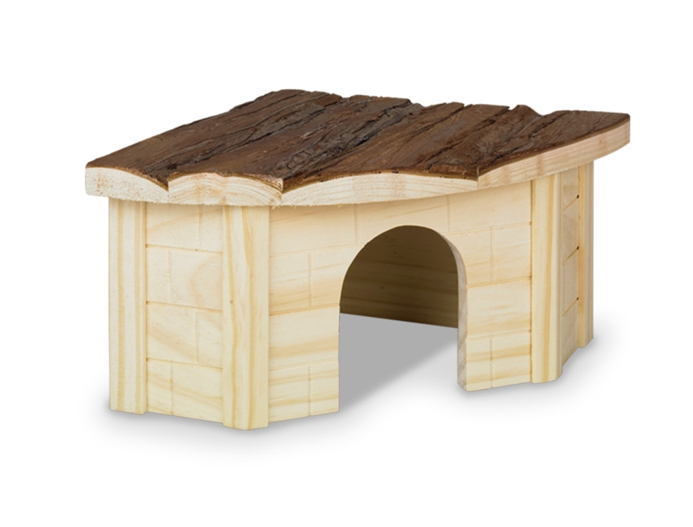 BOS Knaagdier houten huis "GORDI" 30 x 30 x 16 cm 