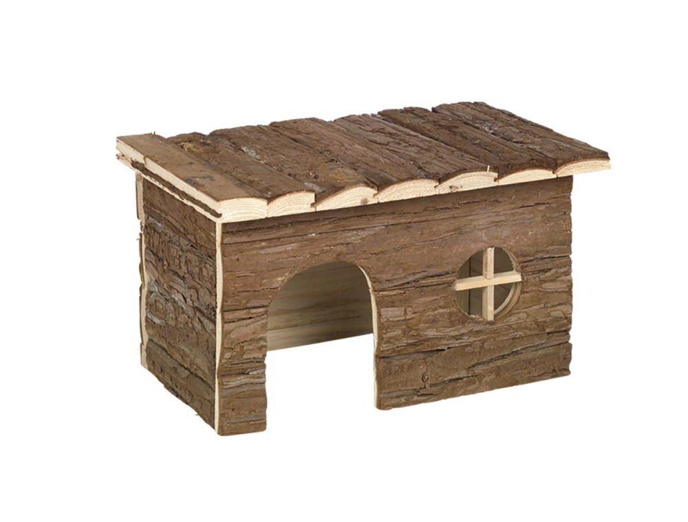 BOS Knaagdier houten huis "Chappy" 40 × 20 × 23 cm 