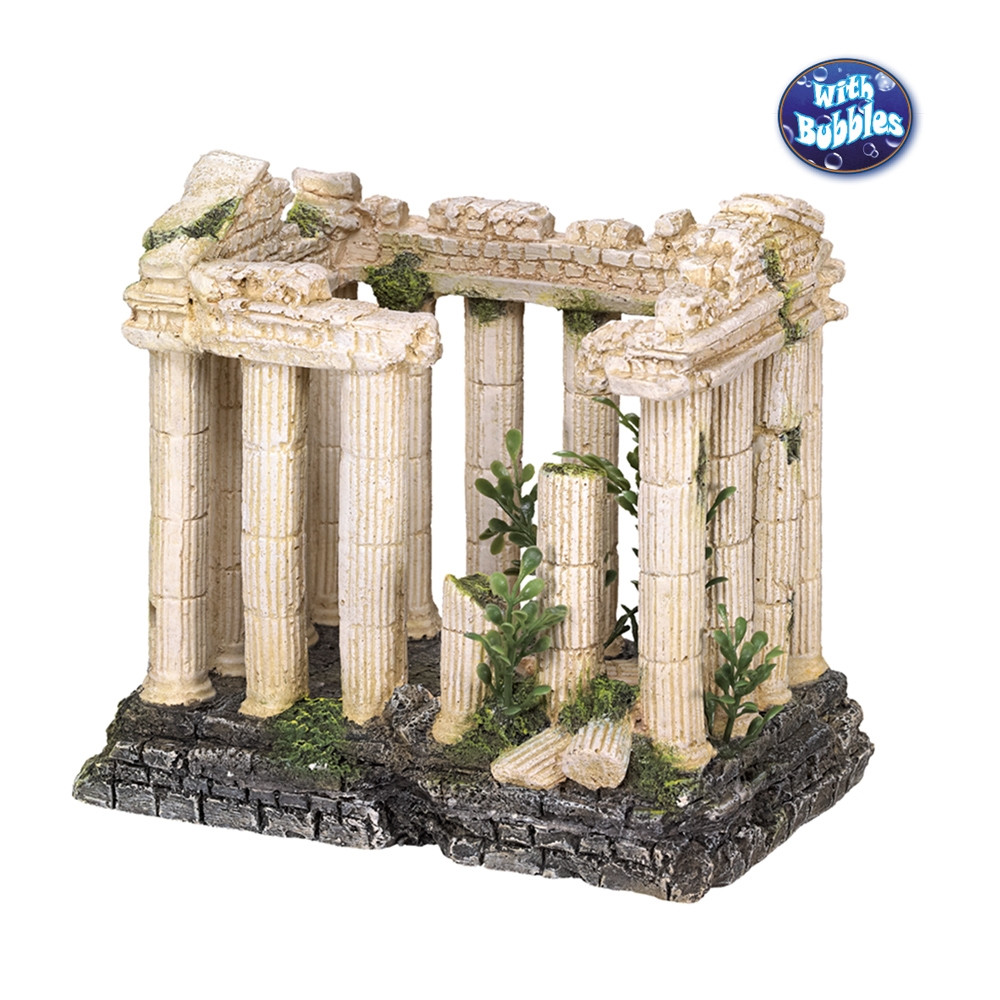 Aqua-ornamenten "ACROPOLIS" met planten