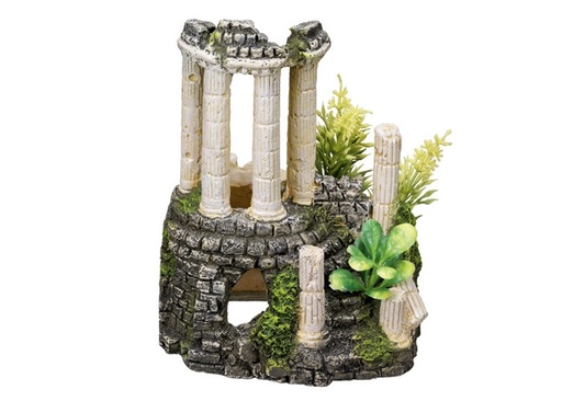 [NB28013] Aqua Ornaments "ANTIEKE KOLOM" - met planten