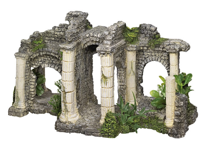 Aqua-ornamenten "HADRIAN'S GATE" met planten
