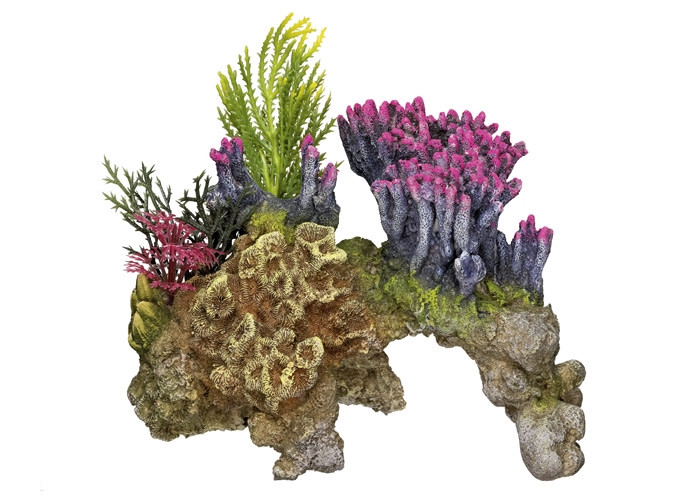 Aqua Ornaments "CORAL STONE" - met planten