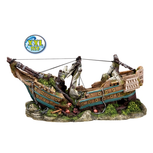 [NB28150] Aquaornamenten "BOOT" L44,5 x B16 x H20 cm 