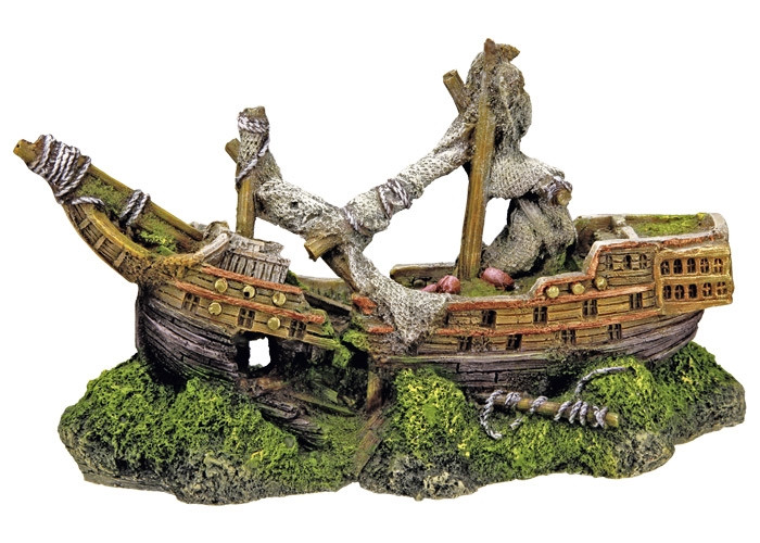 Aquaornamenten "BOOT" L22 x B9,5 x H12,5 cm 