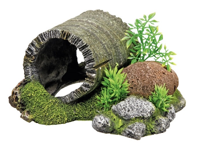Aqua Ornaments "HOUT TUNNEL" met planten