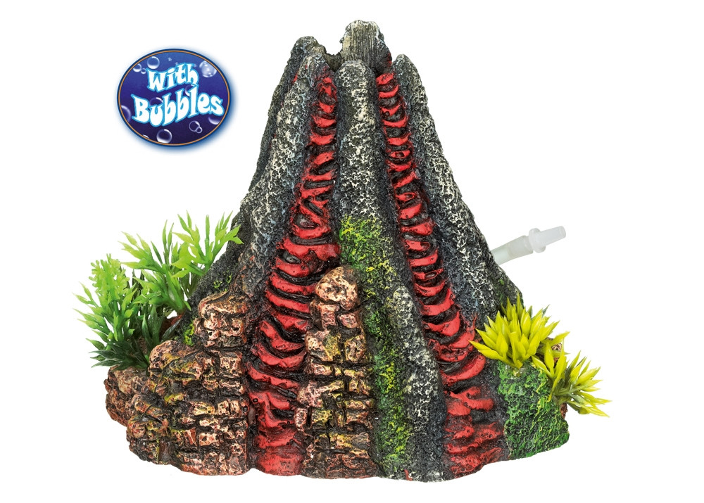 Aqua Ornamenten "VOLCANO" - met planten