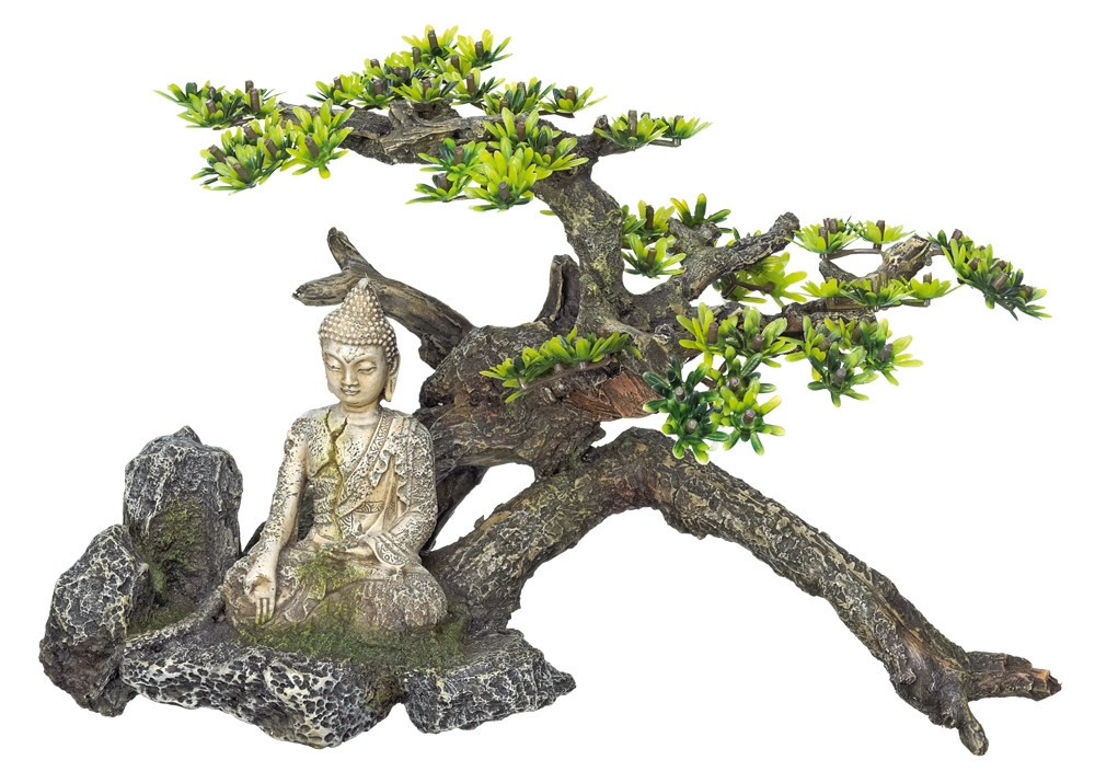 Aqua Ornaments "Boeddha" - met planten