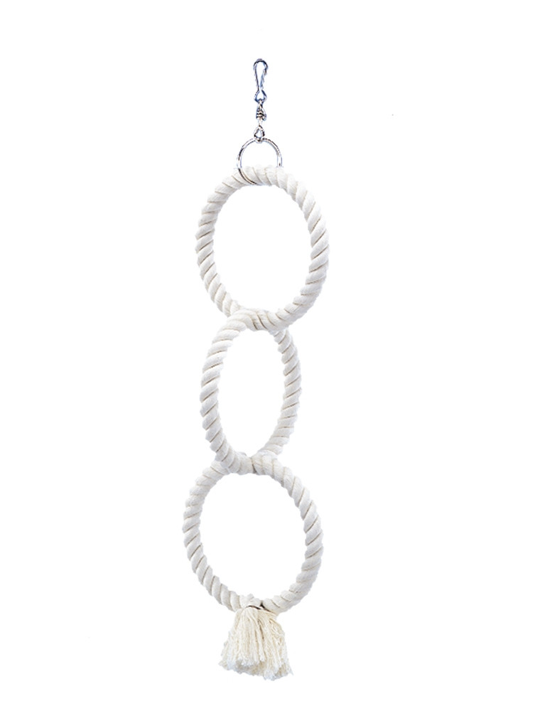 Cage Toy, 3 klimringen katoen
