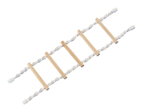[NB31357] Kooispeelgoed, Ladder met schroefbevestiging wit