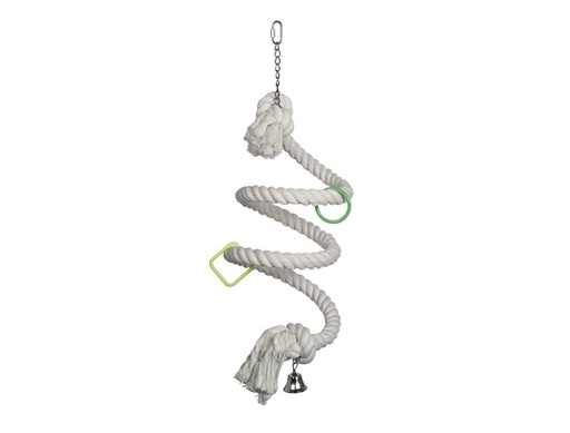 [NB31694] Kooispeeltje, Schommel "coil"  3,5 x 225 cm wit