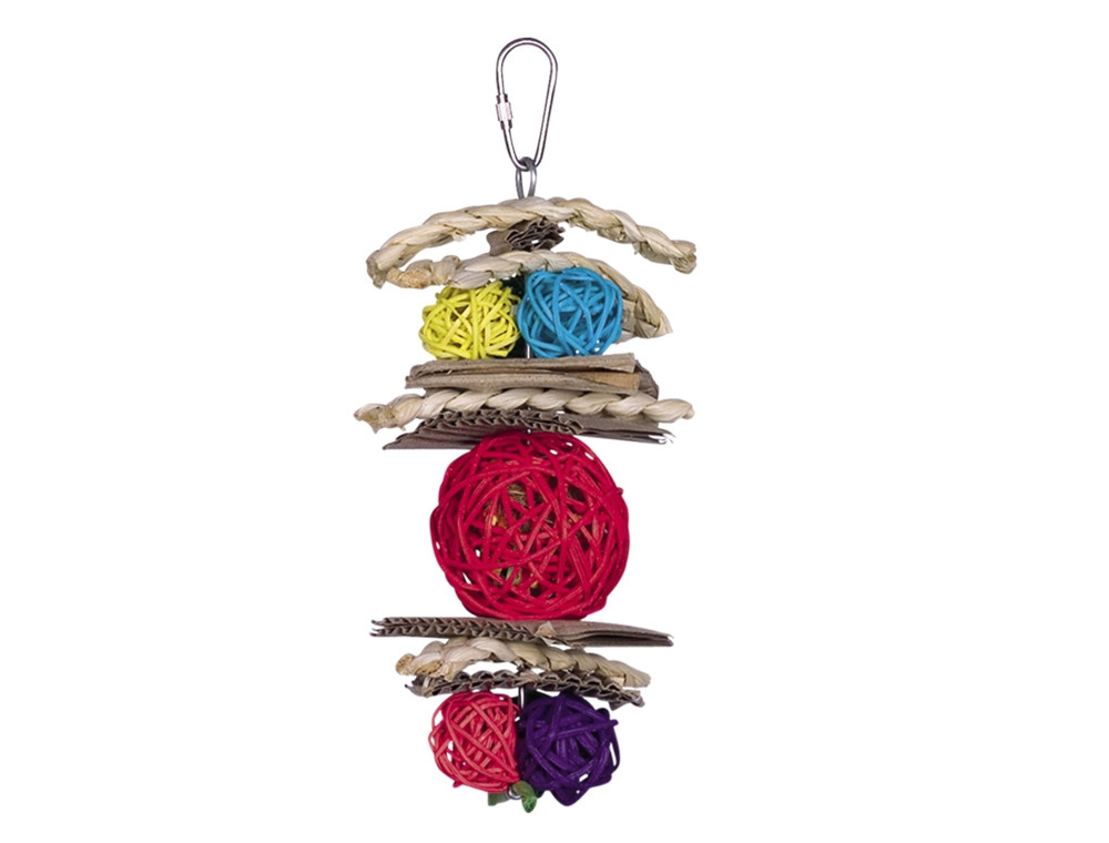 Cage Toy, speelgoed met rieten ballen