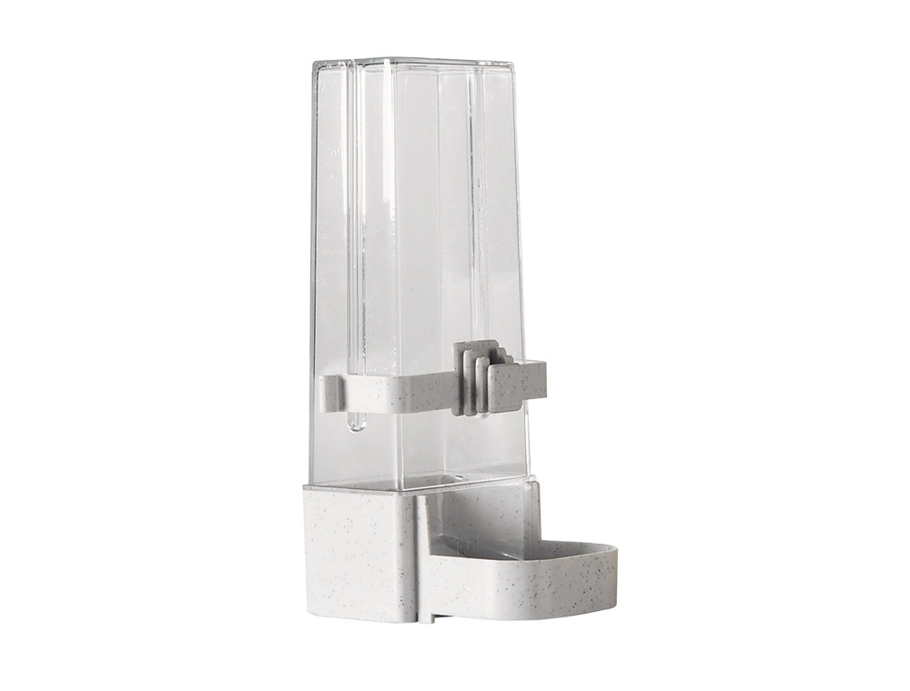 Voerdispenser 7,5 x 15,0 x 5,5 cm wit