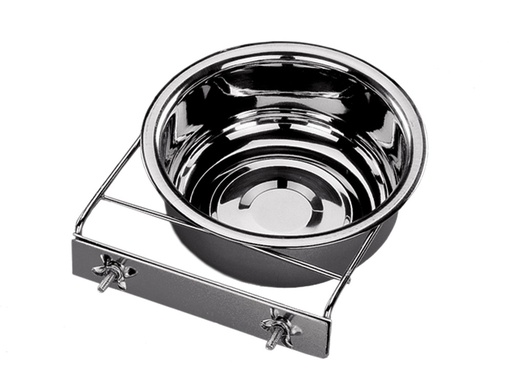 [NB38017] RVS kom met houder 21,5 cm 2,00 ltr 