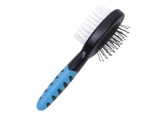 [NB50174] COMFORT LINE borstel tweezijdige knaagdieren mini; 12-14 cm 