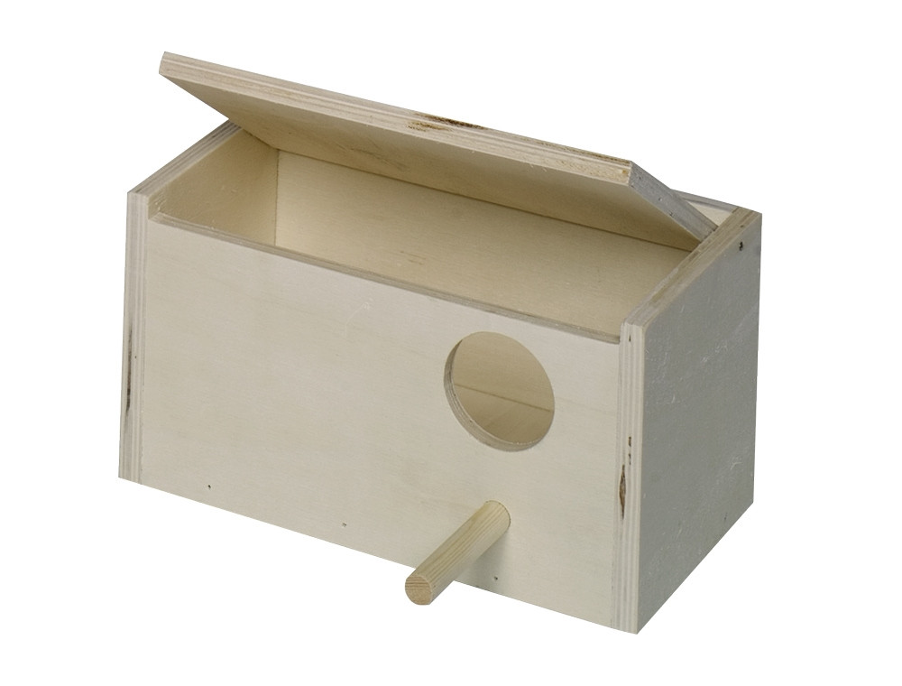 Nestkast voor parkieten 21 x 13x x 12,5 cm 