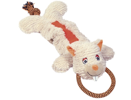 [NB50354] Pluche knaagdier "Stretch" met touw
