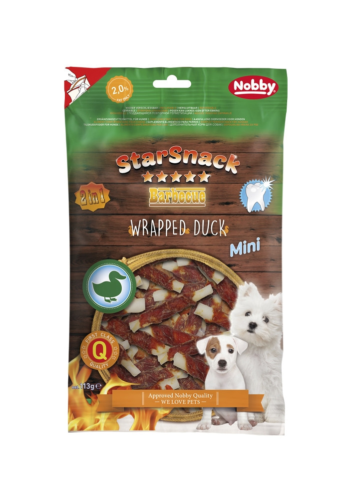 StarSnack Barbecue MINI Verpakte Eend 113 g 