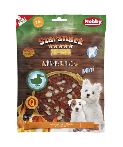 [NB50454] StarSnack Barbecue MINI Verpakte Eend 375 g 