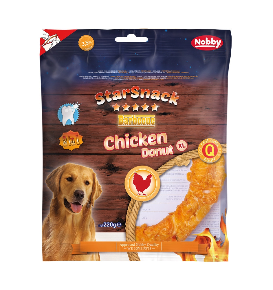 StarSnack Barbecue Kip Donut XL  20,0 cm, 1 stuks,  220 g 