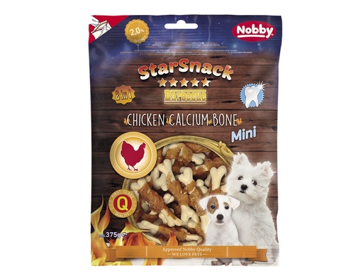 [NB50495] StarSnack Barbecue MINI Kip Calciumbot  7,0 cm,  375 g 