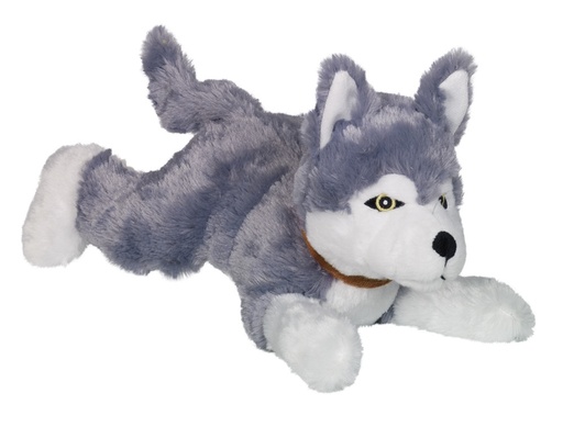 [NB50505] Pluche liggende hond "HUSKY" 35 cm 