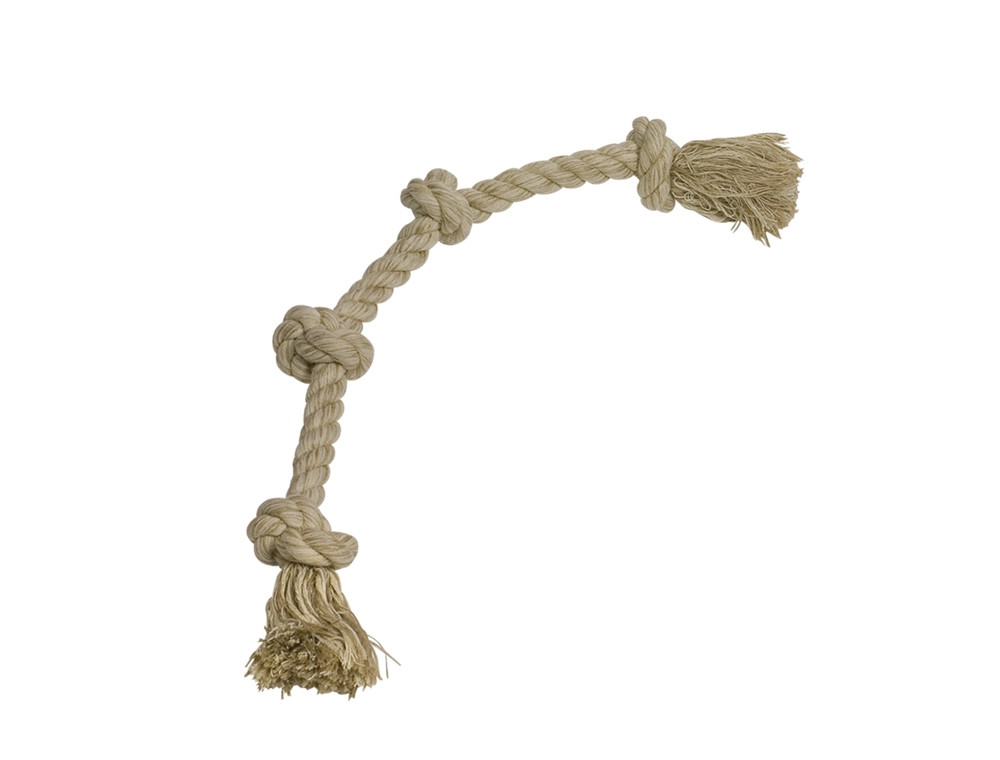 Touwspeeltje, touwsisal-katoenmix