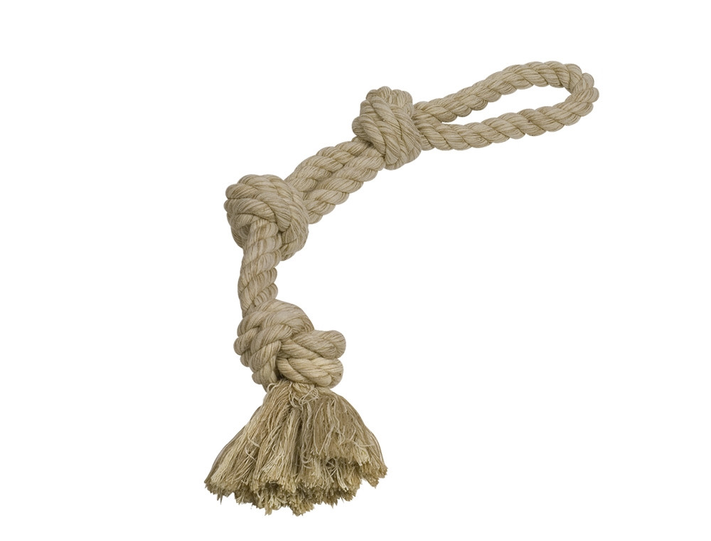 Touwspeeltje, touw dubbele sisal-katoenmix 