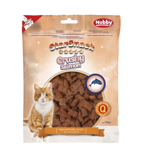 [NB50674] StarSnack Crushy Zalm zak; 125 g 