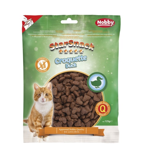 [NB50676] StarSnack Kroket Eend graanvrij zak; 125 g 