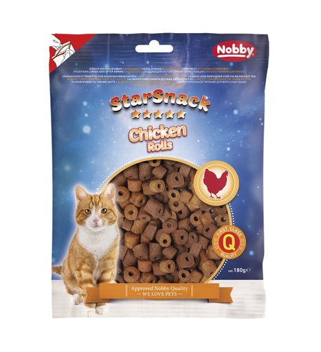 [NB50678] StarSnack-kiprolletjes zak; 180 g 