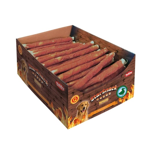 [NB50783] StarSnack Barbecue Verpakte Eend Display  7,85 kg, XL:  20 mm, 27 cm 