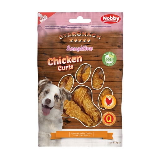 [NB50854] StarSnack GEVOELIGE Kippenkrullen  113 g 
