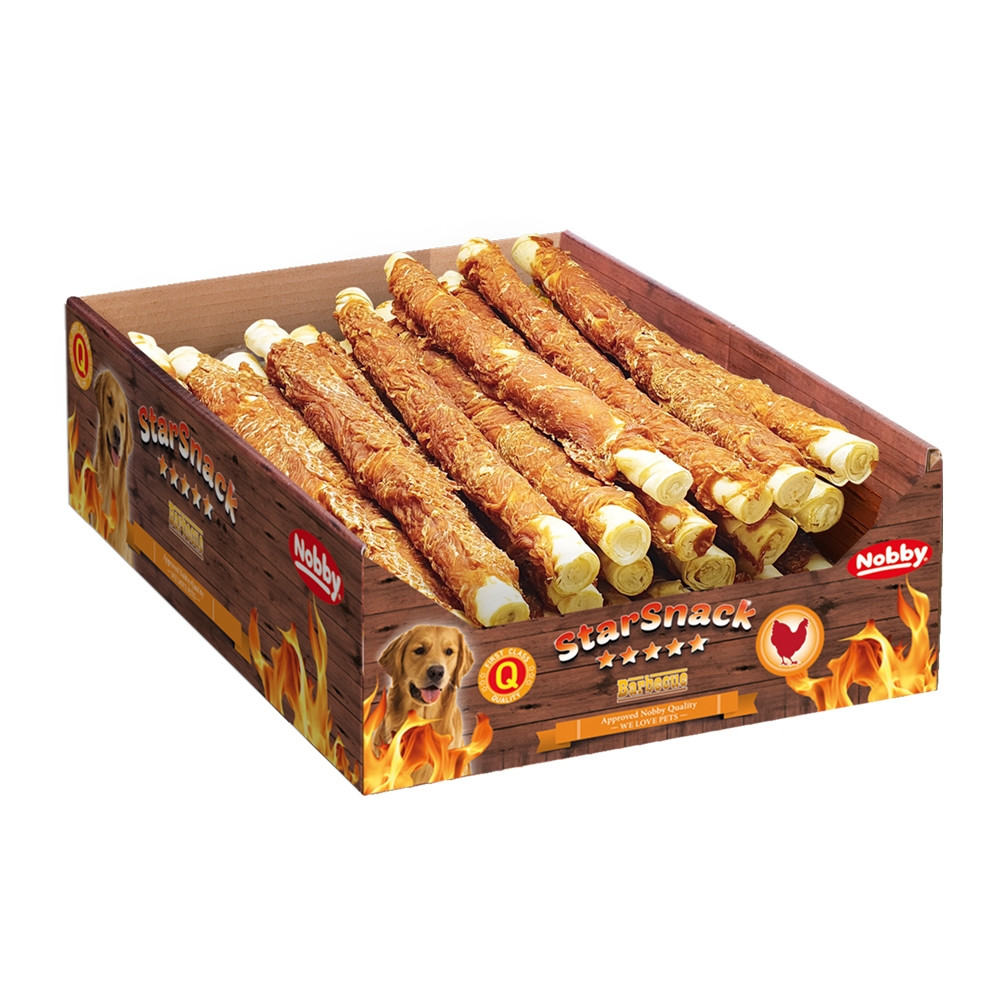 StarSnack Barbecue Verpakt Kip XL Display  3,0 kg,  20 mm, 27 cm 
