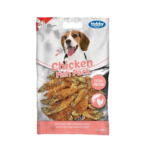 [NB50878] StarSnack CLASSIC Barbecue Kip Vispakket  60 g 