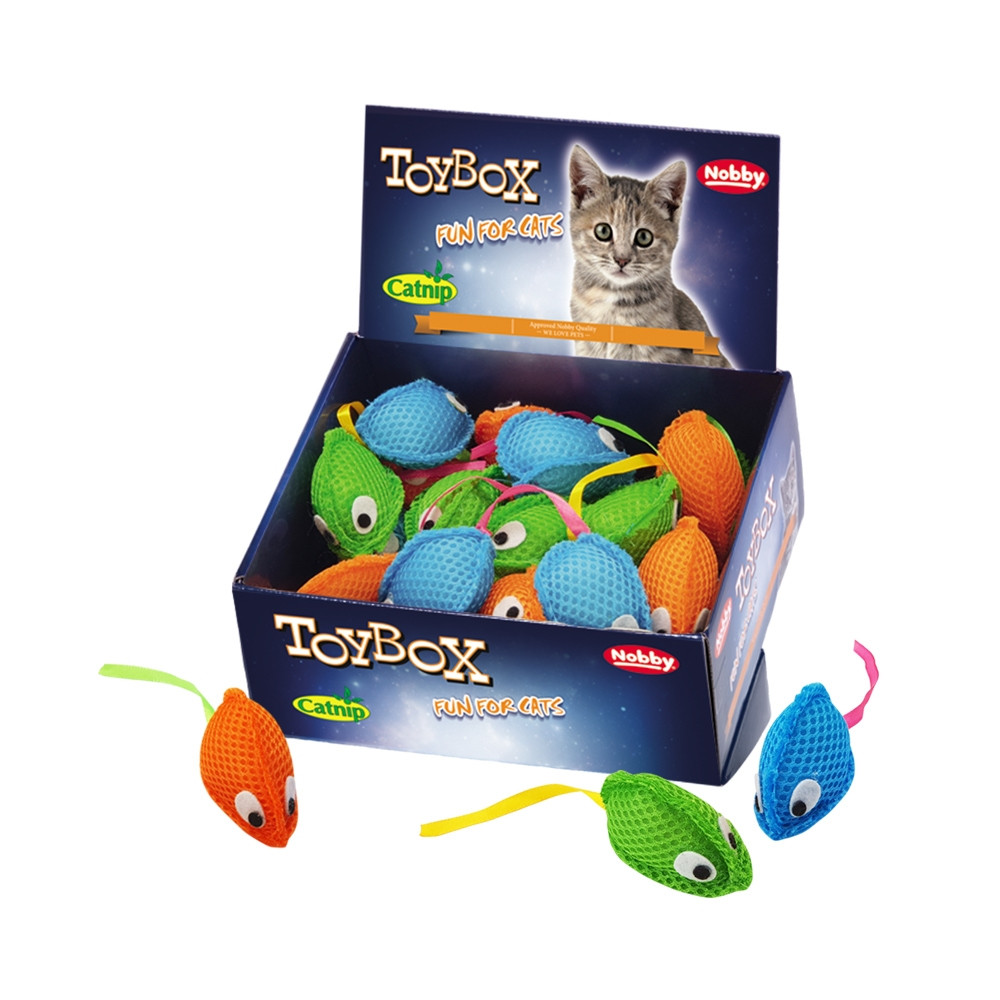 Meshmuis met kattenkruid