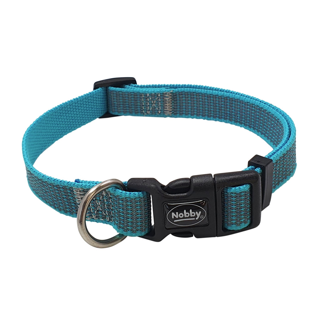 Kraag "VOLLEDIG REFLECT" M-L: L: 35-55 cm; b: 20 mm licht blauw