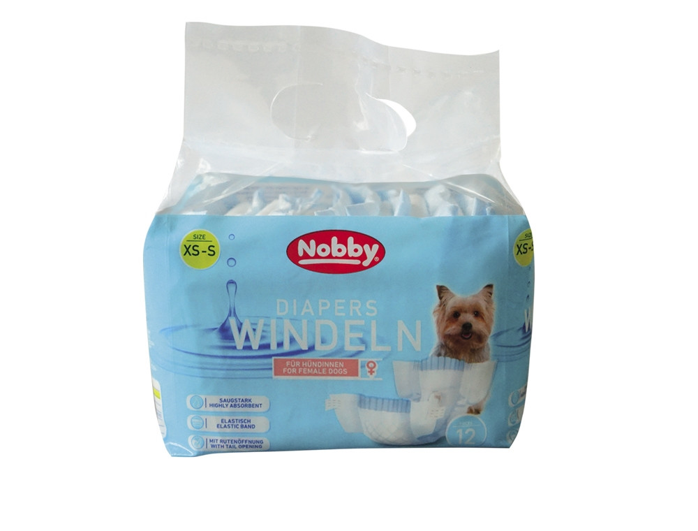 Luiers voor vrouwelijke honden 12 st.; XS-S ; 20 - 28 cm 