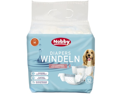 [NB57172] Luiers voor vrouwelijke honden 12 st.; M ; 32 - 48 cm 