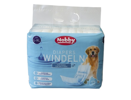 [NB57178] Luiers voor reuen 12 st.; L-XL ; 60 - 80 cm 