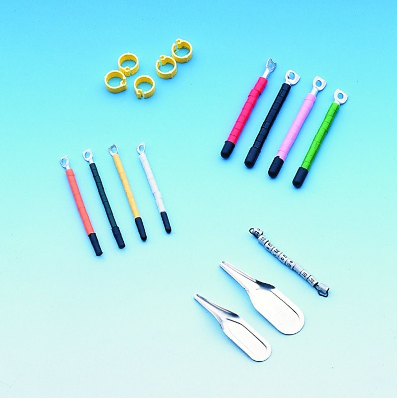 Ringen van kunststof voor kanaries zak 100 stuks; 3,0 mm 