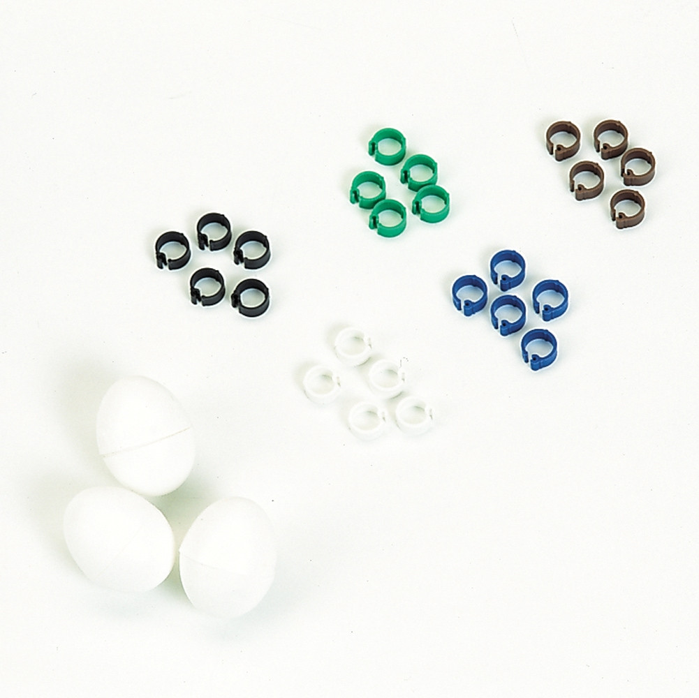Klemringen voor duiven 50 stuks; 8,0 mm 