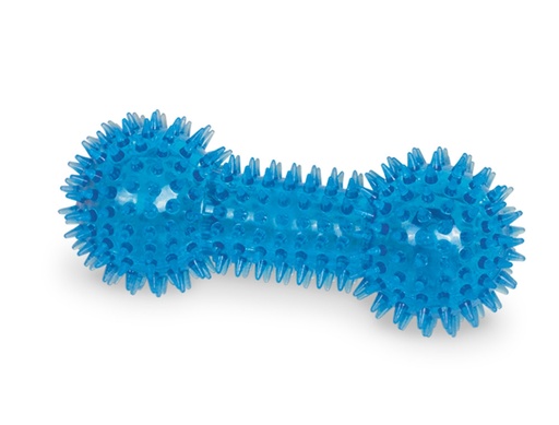 [NB60056] TPR stekelige halter 15 cm blauw