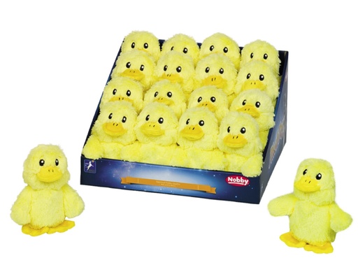 [NB60411] Pluche Eend "Daggi" display 16 st, 13 cm 