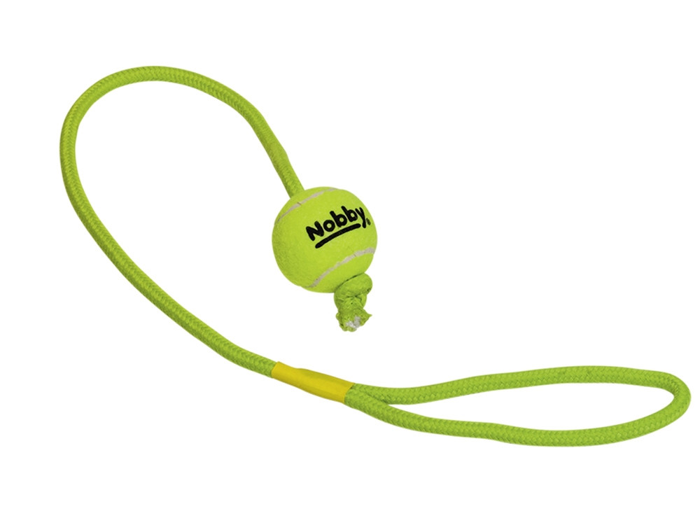 Tennisbal met werptouw S 5,0 cm; rope 70 cm 