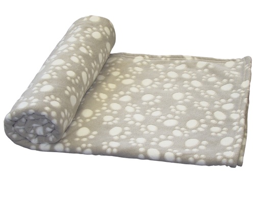[NB60886] Fleeceplaid "EMMI" Klassiek l x b: 75 x 100 cm beige