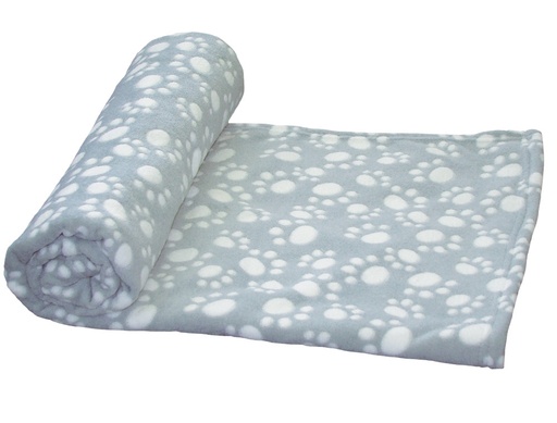 [NB60889] Fleeceplaid "EMMI" Klassiek l x b: 100 x 150 cm grijs