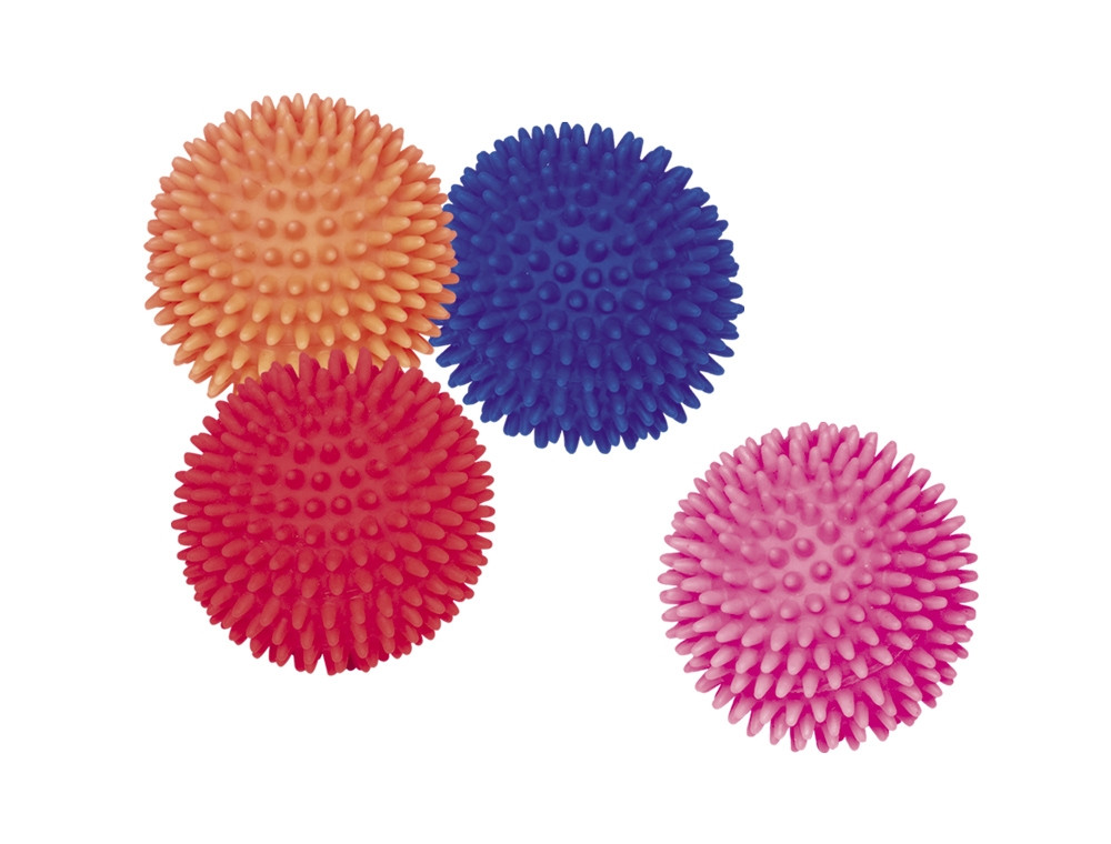Vinyl egelbal "CLASSIC"  7 cm Mix kleuren