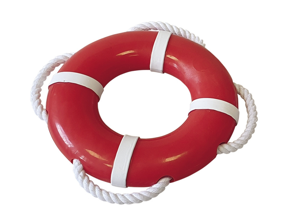 TPR veiligheidsboei met touw  15 cm 