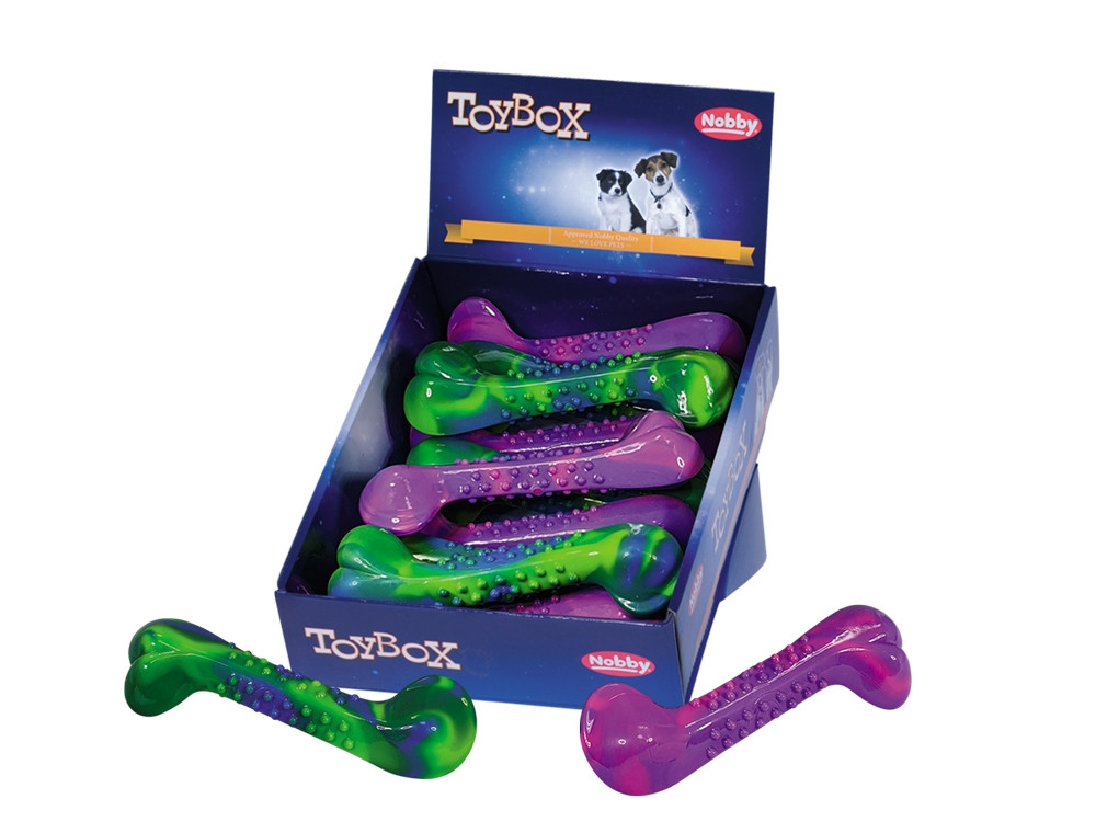 TPR-botten display 10 st, 19 cm Mix kleuren