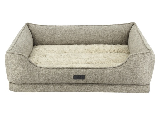[NB61685] Orthopedisch Comfortbed vierkant "CALBU" l x b x h: 90 x 70 x 19+5 cm beige
